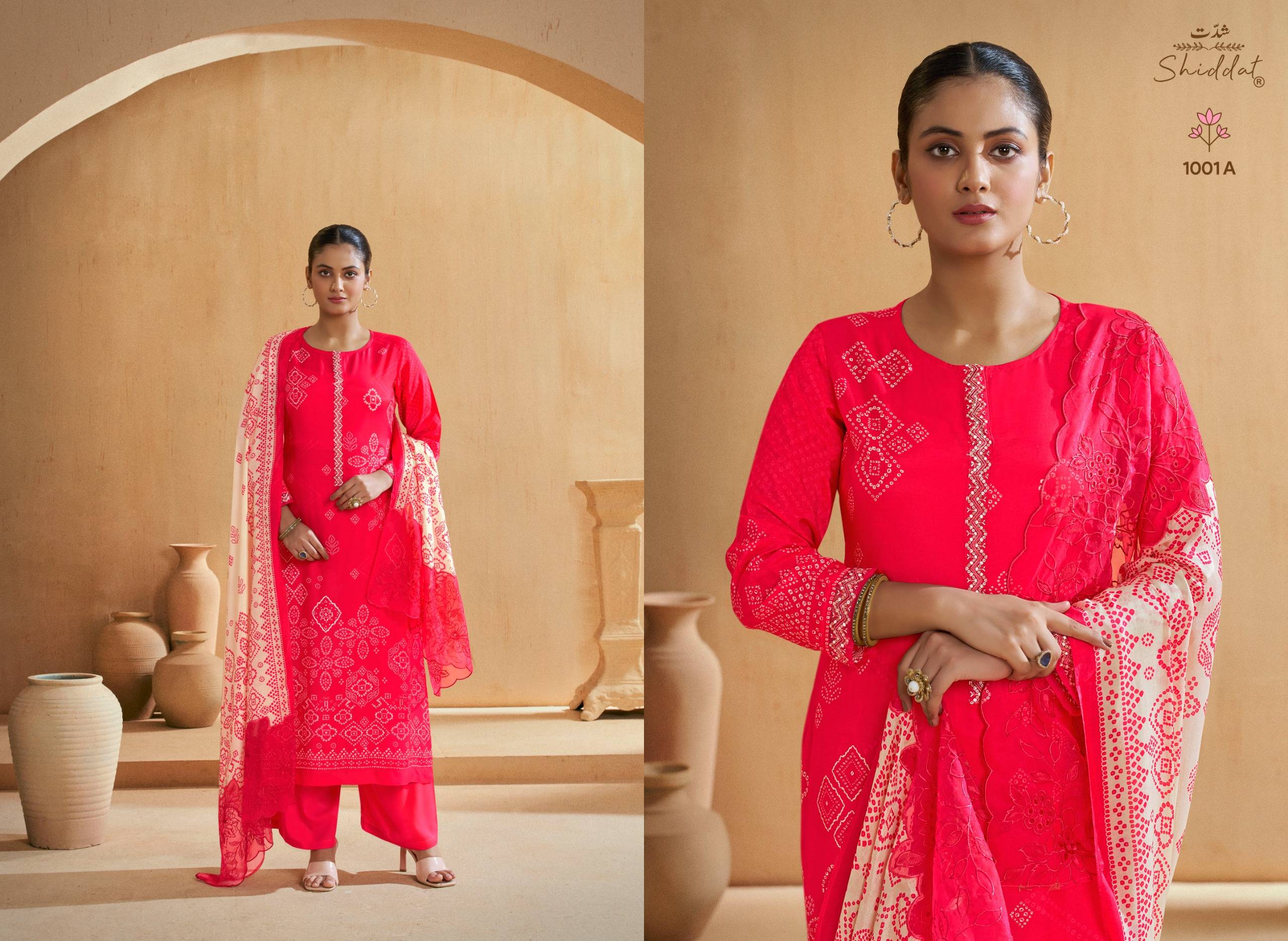 IRIS 1001 SERIES BY SHIDDAT Series Beautiful Festive Suits Stylish Colorful Fancy Casual Wear & Ethnic Wear pure muslin Dresses At Wholesale Price
